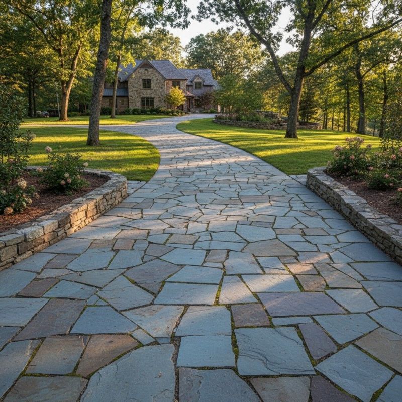 Flagstone Driveway Service