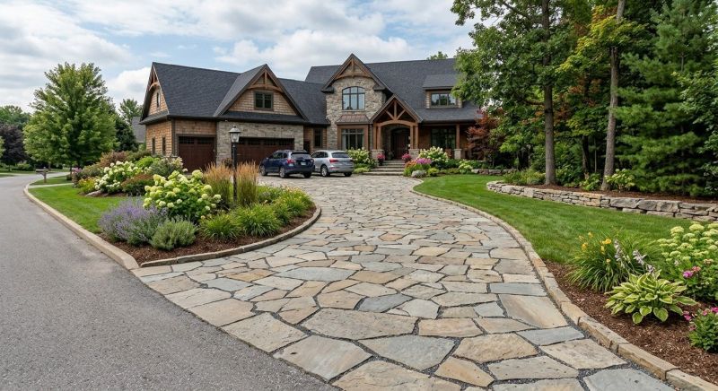 Flagstone Driveway Service